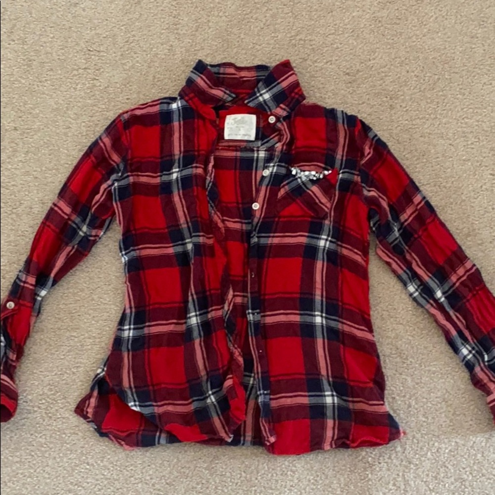 justice red flannel